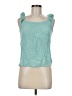 Mine Teal Sleeveless Top Size M - photo 1