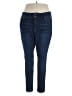 Tahari Solid Blue Jeans Size 18W - photo 1