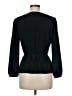J.Crew 100% Polyester Black Long Sleeve Blouse Size 6 - photo 2