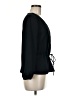 J.Crew 100% Polyester Black Long Sleeve Blouse Size 6 - photo 4