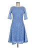 CHRIS McLaughlin 100% Polyester Blue Casual Dress Size 8 - photo 1