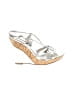 Charles David Silver Wedges Size 8 - photo 1