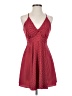 Shein 100% Polyester Polka Dots Red Cocktail Dress Size S - photo 1