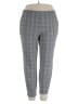 Max Studio Plaid Gray Casual Pants Size 3X - photo 1