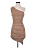 Steve Madden 100% Polyester Solid Tan Cocktail Dress Size S - photo 1