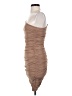 Steve Madden 100% Polyester Solid Tan Cocktail Dress Size S - photo 5