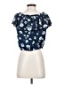 Active USA Blue Short Sleeve Blouse Size S - photo 2