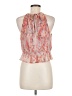 Steve Madden 100% Polyester Orange Sleeveless Blouse Size M - photo 2