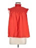 French Connection 100% Polyester Red Sleeveless Blouse Size M - photo 1