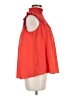 French Connection 100% Polyester Red Sleeveless Blouse Size M - photo 4