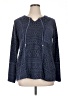 One World 100% Polyester Blue Pullover Sweater Size XL - photo 1