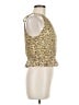 Steve Madden 100% Polyester Gold Sleeveless Blouse Size M - photo 4