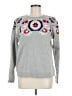 Boden Floral Gray Pullover Sweater Size M - photo 1