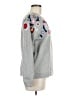 Boden Floral Gray Pullover Sweater Size M - photo 4