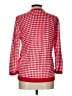 Talbots Checkered-gingham Red Pullover Sweater Size L - photo 2
