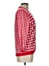 Talbots Checkered-gingham Red Pullover Sweater Size L - photo 4