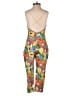 Shein Tropical Yellow Jumpsuit Size 2 - photo 2