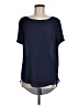 Tildon Blue Short Sleeve Blouse Size M - photo 1