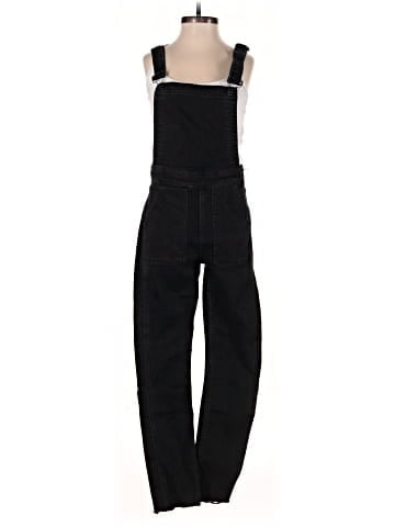 Madewell Skinny Overalls in Lunar Wash (view 1)