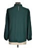 J.Crew 100% Polyester Green Long Sleeve Blouse Size M - photo 2