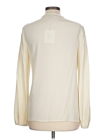 Diane von Furstenberg Long Sleeve Silk Top (view 2)