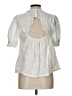 Boden 100% Cotton White 3/4 Sleeve Blouse Size 10 - photo 2