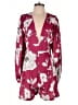 Assorted Brands 100% Polyester Floral Pink Romper Size S - photo 1