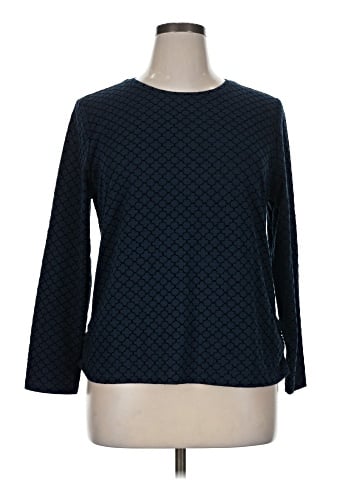 T by Talbots 3/4 Sleeve Top (view 1)