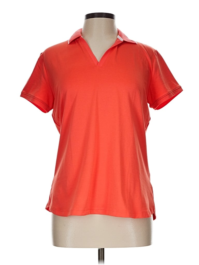 Pre-owned Walter Hagen Short Sleeve Polo Shirt In Orange