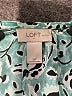 Ann Taylor LOFT Outlet 100% Polyester Teal Sleeveless Blouse Size Med Petite - photo 7