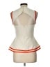 Bar III 100% Polyester Ivory Sleeveless Top Size L - photo 2