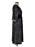 Sangria Polka Dots Black Cocktail Dress Size 10 - photo 4