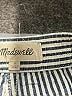 Madewell 100% Cotton Stripes Silver Shorts Size S - photo 3