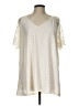 Unbranded Ivory Short Sleeve Blouse Size 10 - 30 - photo 1