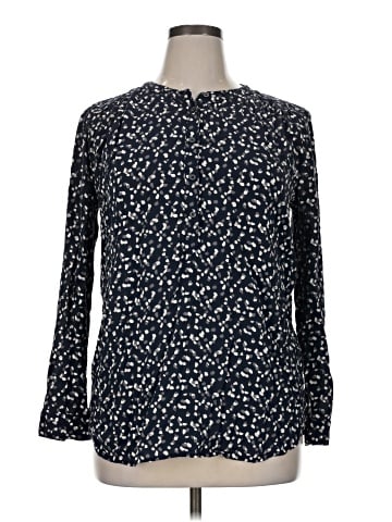 Ann Taylor LOFT Outlet Long Sleeve Blouse (view 1)