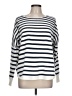 French Connection Stripes White Pullover Sweater Size L - photo 1