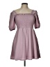 Nine West Hearts Purple Casual Dress Size L (petite) - photo 1