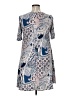 SJS Paisley Blue Casual Dress Size XL - photo 2