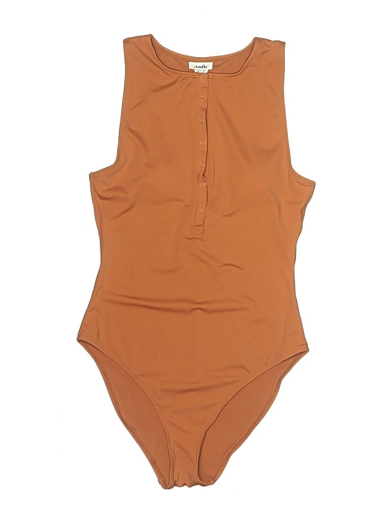 Pre-owned Andie One Piece Swimsuit In Orange