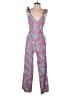Jessica Simpson Paisley Pink Jumpsuit Size S - photo 1
