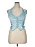 Cider Blue Sleeveless Blouse Size XL - photo 1