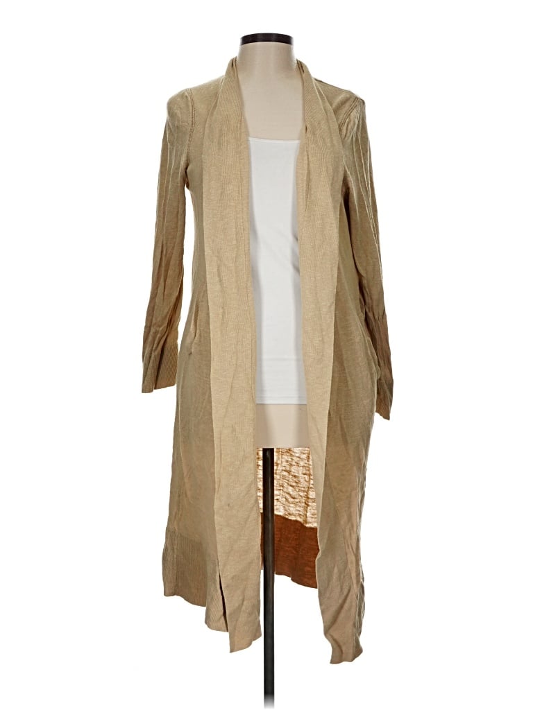 Pre-owned Banana Republic Cardigan Sweater In Tan