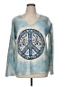 Unbranded 100% Polyester Blue Pullover Sweater Size XL - photo 1