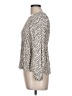 Urban Romantics 100% Rayon Polka Dots Ivory Long Sleeve Blouse Size L - photo 5
