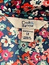 Croft & Barrow 100% Polyester Floral Blue Long Sleeve Blouse Size 3X - photo 7