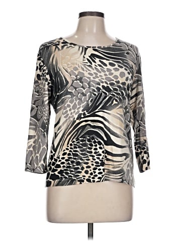 Chico's 3/4 Sleeve T-Shirt (view 1)