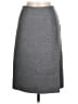 Valentino Boutique 100% Wool Solid Gray Wool Skirt Size 8 - photo 1