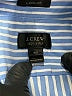 J.Crew 100% Cotton Stripes Blue Long Sleeve Button-Down Shirt Size XS - photo 7