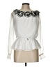 Liliana 100% Polyester Ivory 3/4 Sleeve Blouse Size L - photo 1