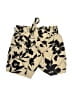Unbranded 100% Polyester Print Gold Tan Khaki Shorts Size S - photo 1